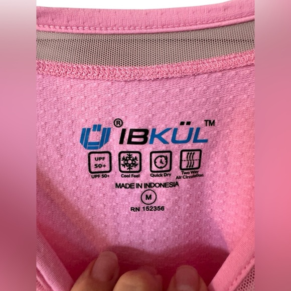 IBKÜL Womens Long Sleeve Set of 2 Pink and Blue Cooling Shirt UPF 50+ - Picture 14 of 16